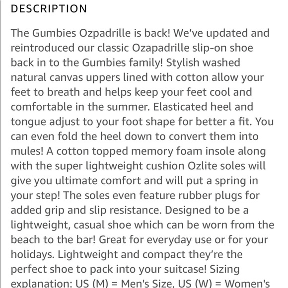 Gumbies - Ozpadrille Canvas Slip-On Shoes - Picture 9 of 9